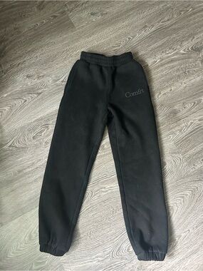 Comfort Black Fleece Joggers for Women